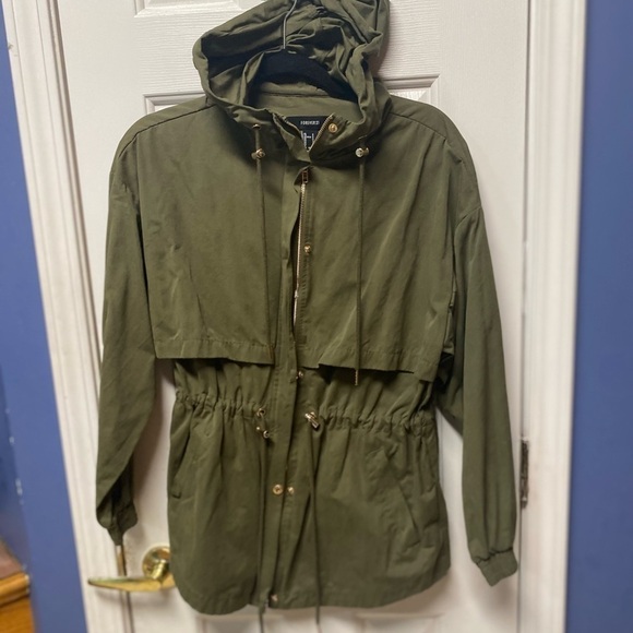 FOREVER 21 womens utility Jacket
Zip Up Hoodie Army green Size Small - Picture 3 of 10